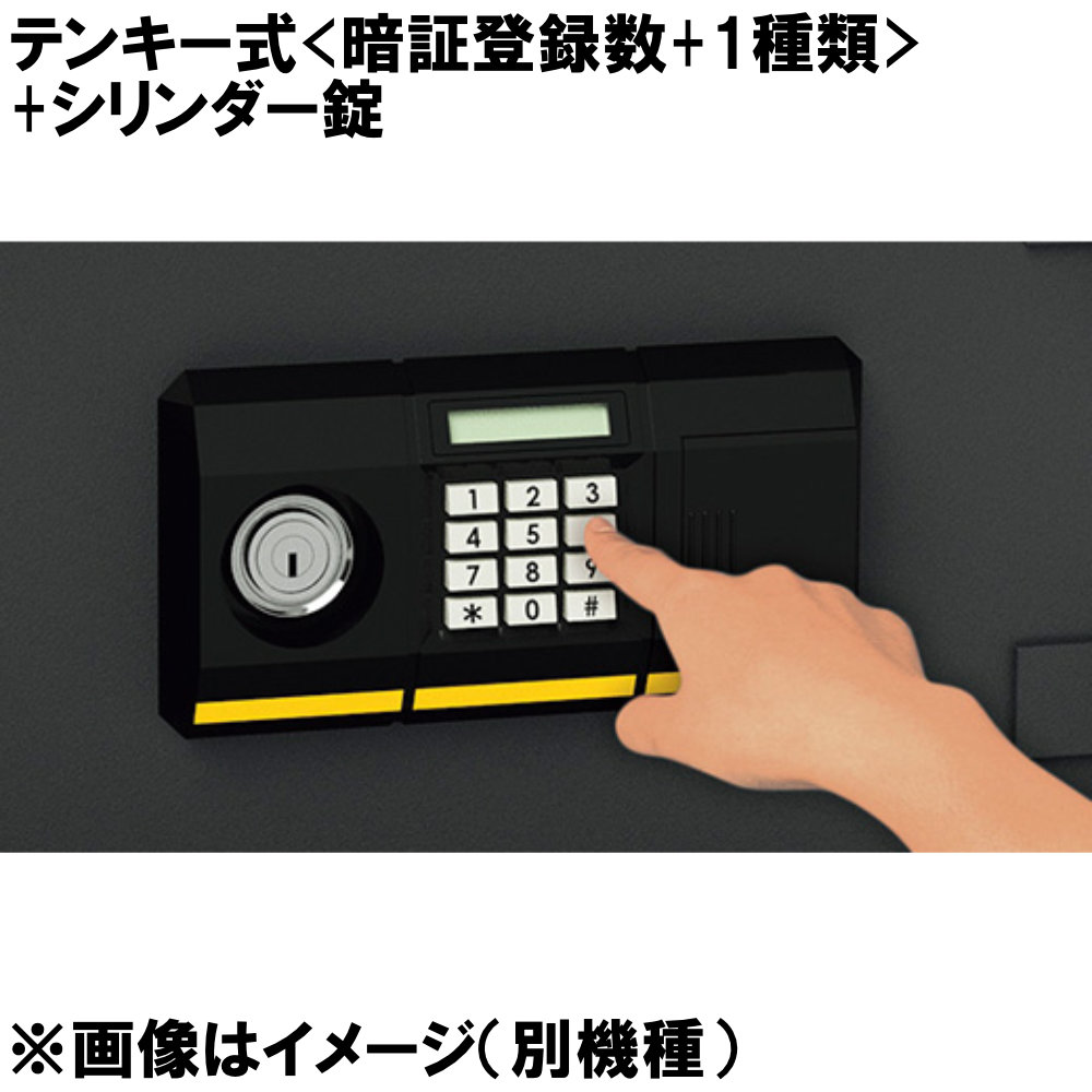スチール書庫 エーコー テンキー式 40L 保管庫 LK-SS-PK（商品番号