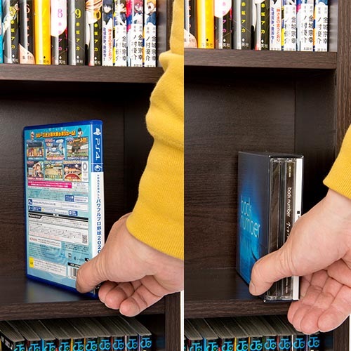 本棚 幅45cm 2台セット コミックラック キャビネット COMING-45C-2