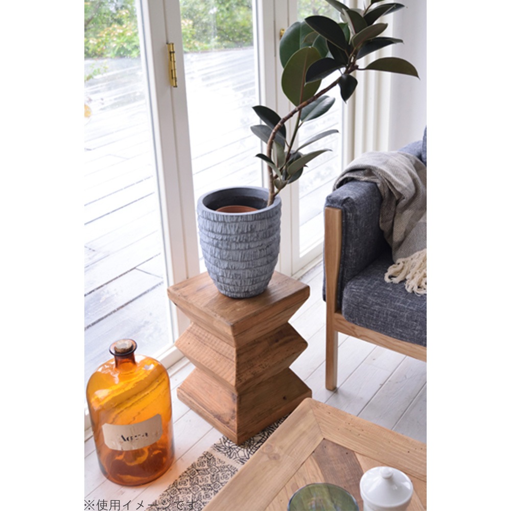 桧スツール角（ハンドメイド） シンプルで使いやすい【角スツール】 / DIYBASE 認定講師