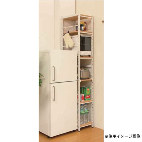 (ジS-33)SALE‼️￥16500(税込) キッチンラック　 スチールラック キッチンラック 隙間収納 6段 耐荷重幅300×奥行450×高
