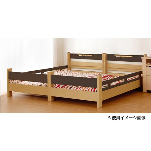 2段ベッド 幅2106×奥行1052×高さ1540mm 木製ベッド 木製フレームベッド