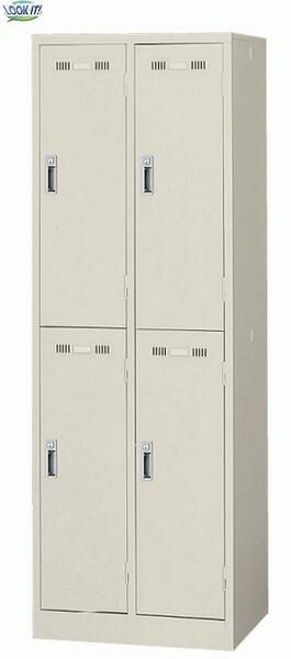 4人用ロッカー　SLK-４S　リユース品　価格　24,750円 ロッカー 4人用 スリム シリンダー錠 スチールロッカー SLK-4S（商品