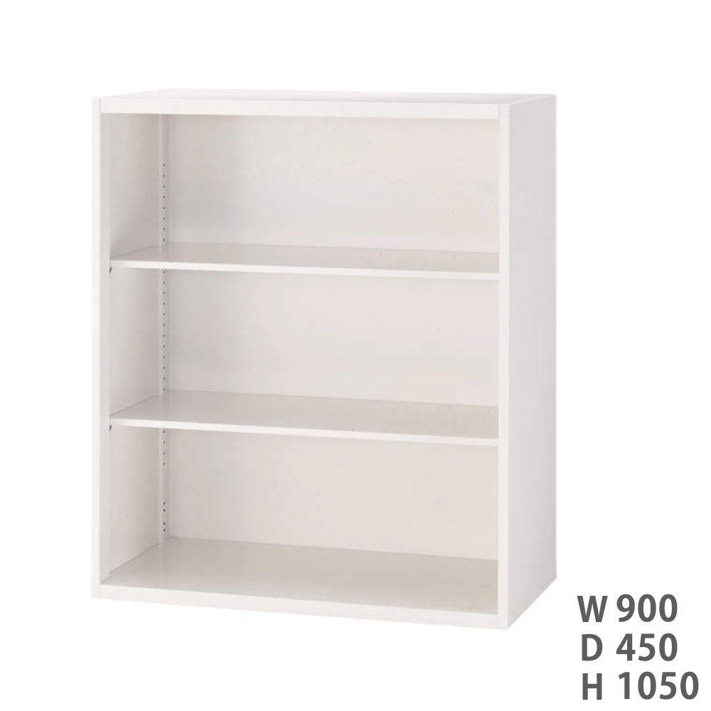 オープン書庫 ライオン事務器 SVシリーズ 幅900×奥行450×高さ1050mm 