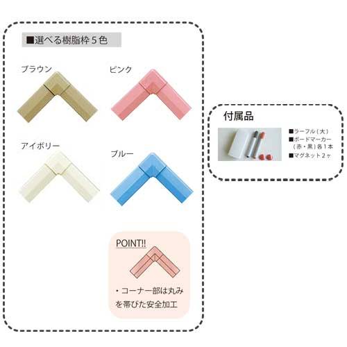ホワイトボード 幅1200×高さ900mm 壁掛け ホーロー 掲示板 RCH34（商品