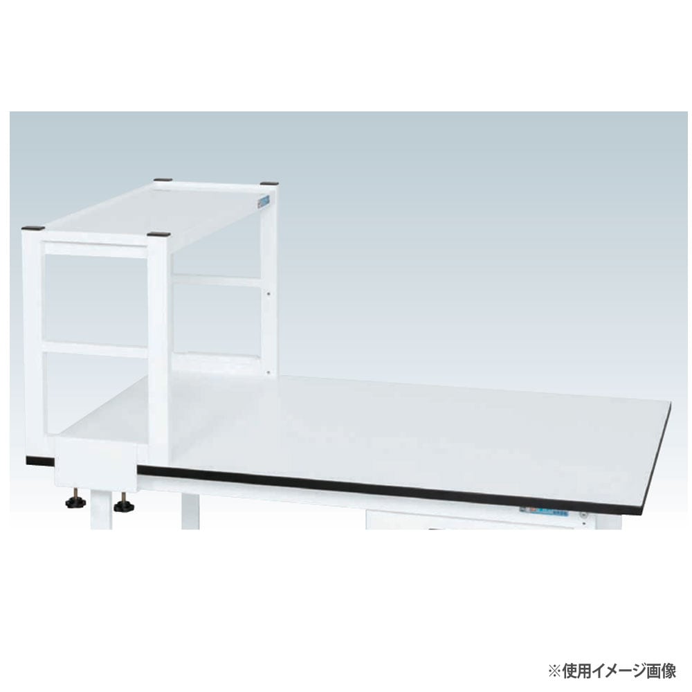 作業台オプション用簡易架台 サカエ 高さ450mm 奥行タイプ 棚板1段仕様