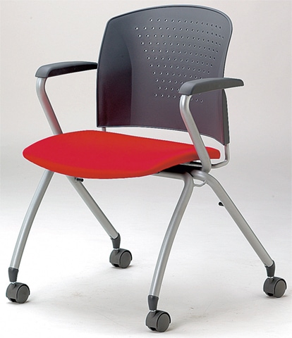 ミーティングチェア 肘付き スタッキング 会議用チェア 椅子 MC-334WG