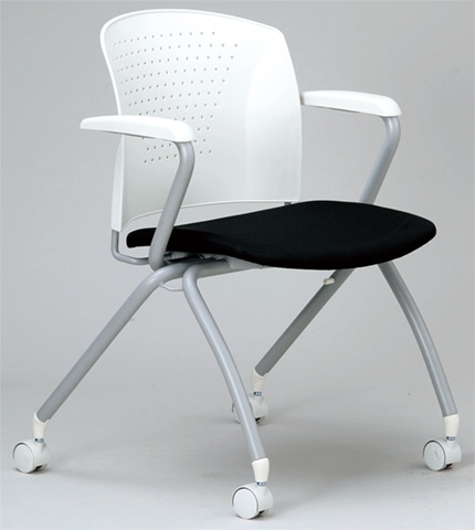 ミーティングチェア 肘付き スタッキング 会議用チェア 椅子 MC-334WG