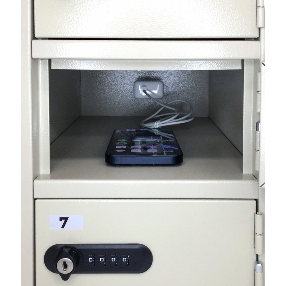 ロッカー エーコー 2列6段 12人用 ダイヤル式 LK-312PSEN（商品番号