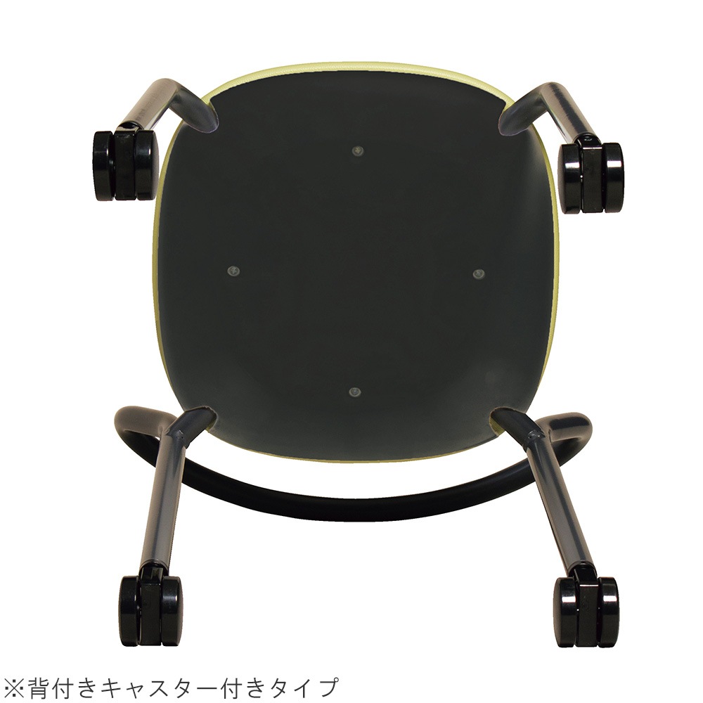 スツール キャスター付 幅360×奥行360×高さ460mm デスクチェア