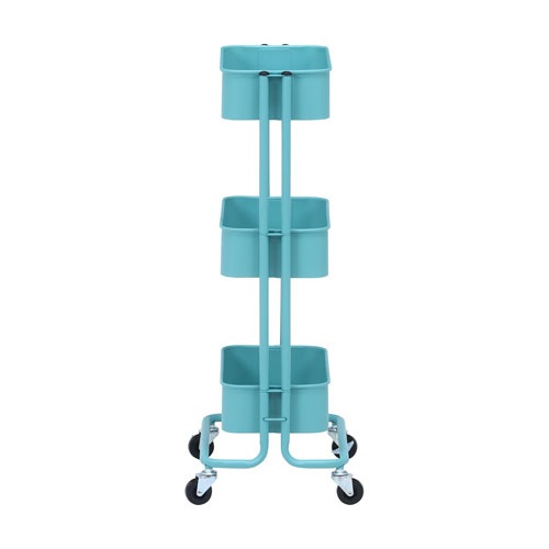 キッチンワゴン 3段 スリム 幅390×奥行270×高さ785mmトローリーワゴン