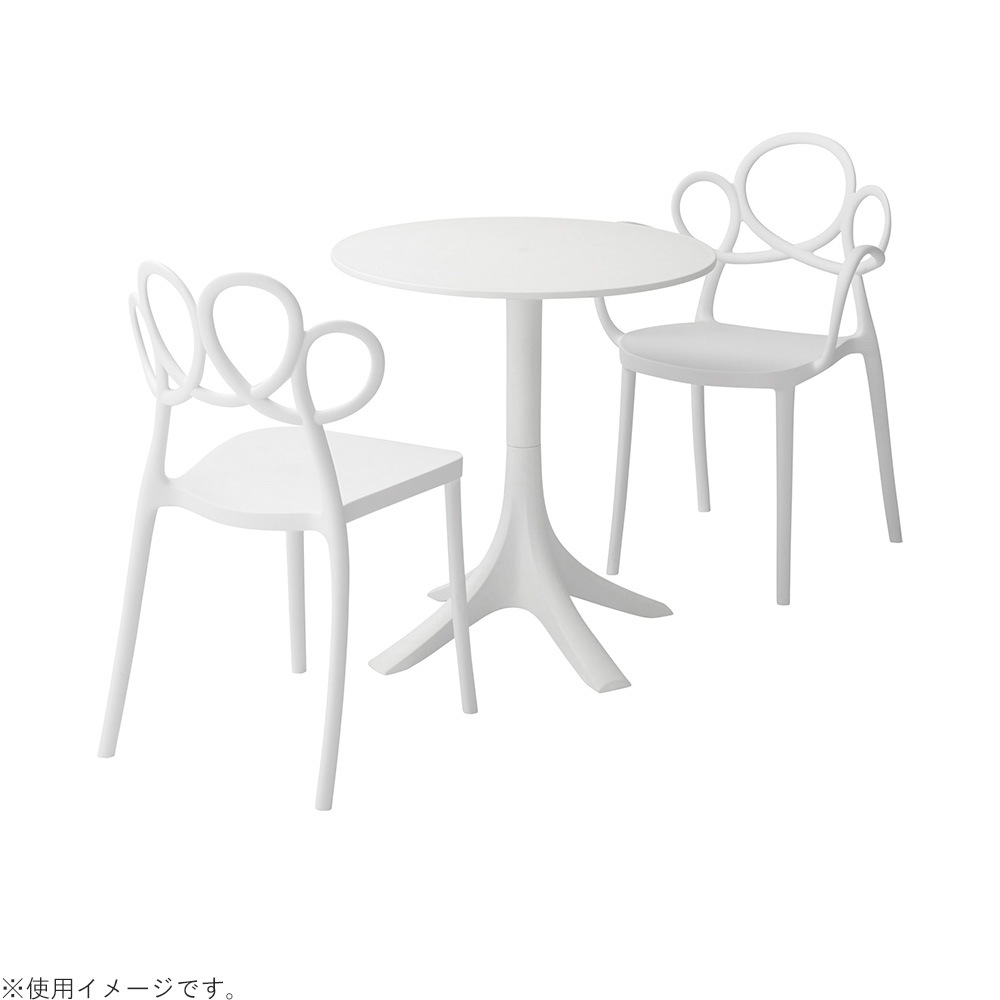 カフェテーブル 幅70×奥行70×高さ73cm カウンターテーブル 丸