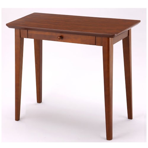 パソコンデスク 幅75cm 机 コンパクト おしゃれ 北欧風 レトロ調 82