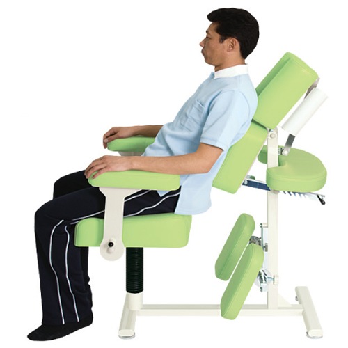 椅子型施術台 マッサージチェア メディカルチェア トレーニング 訓練台