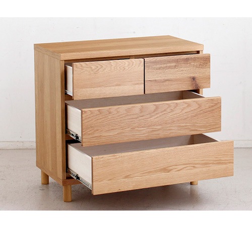 チェスト 木製 3段 幅759mm タンス HOWTA-75C（商品番号：12-octa-75