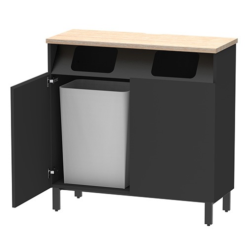 収納カウンター ダストボックスタイプ 幅1000×奥行400mm