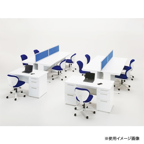 事務机 平机 スチール 幅1000×奥行700×高さ700mm LDC-H107（商品番号