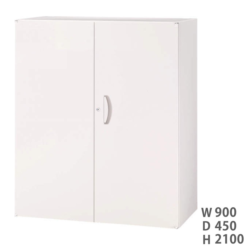両開き書庫 ライオン事務器 SVシリーズ 幅900×奥行450×高さ2100mm
