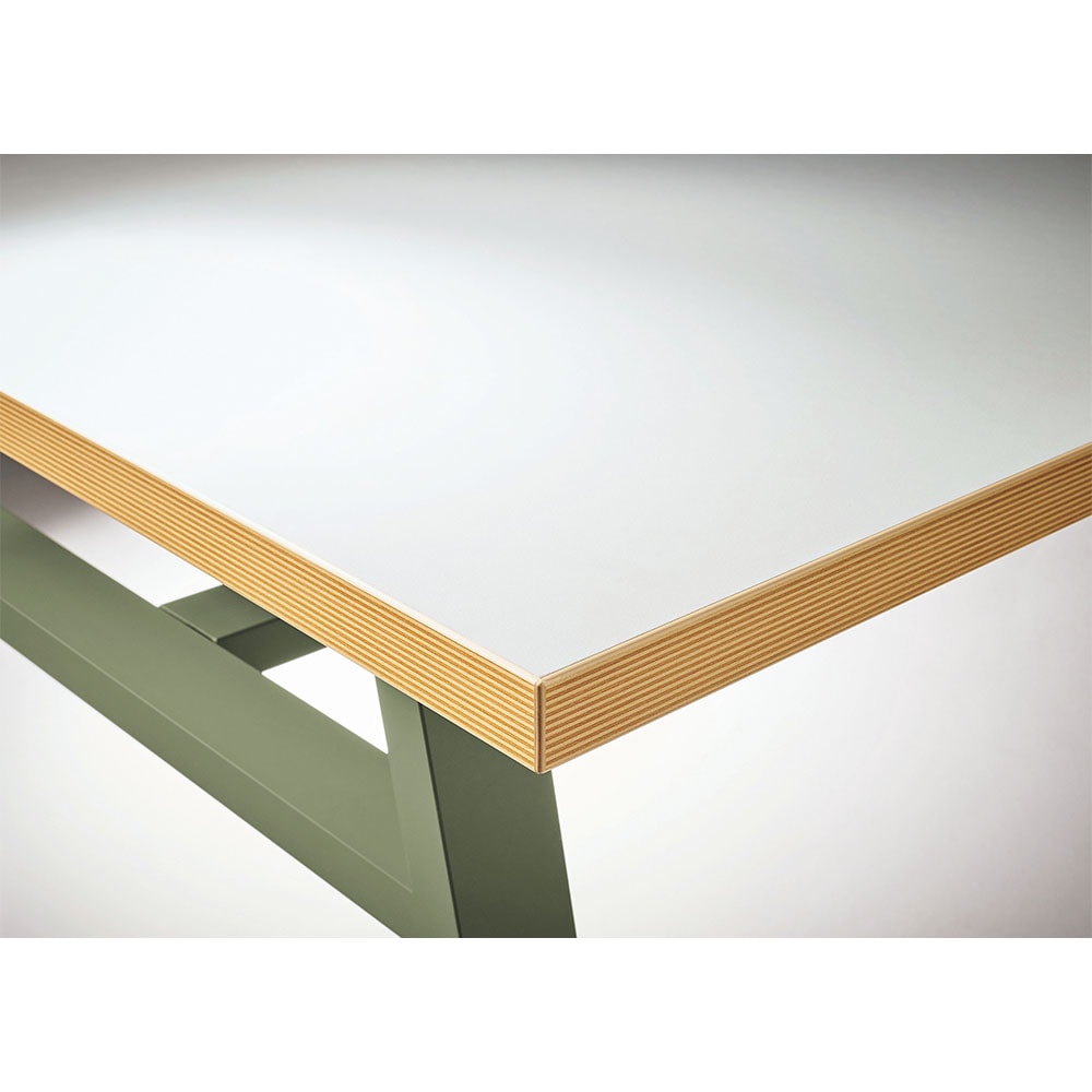 会議用テーブル ライオン事務器 幅1800×奥行900×高さ900mm ハイタイプ