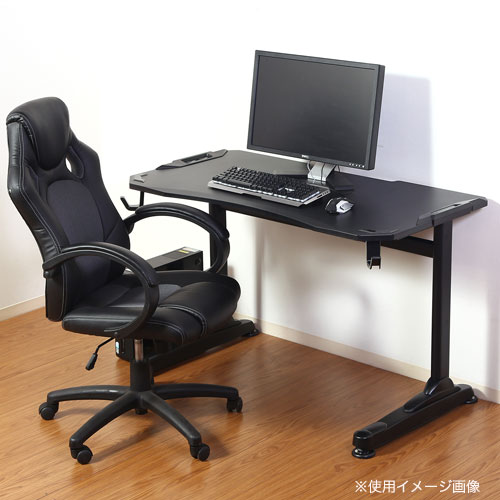 ゲーミングデスク 幅1200×奥行670×高さ770mm パソコンデスク PCデスク