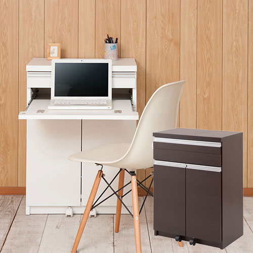 パソコンデスク パソコンラック 幅60cm デスク te-0127-0128