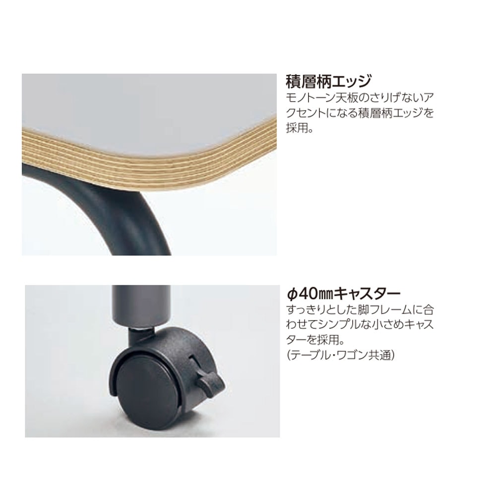 ミネラ テーブル 六角形 ライオン事務器 幅1430×奥行700×高さ720mm MNR