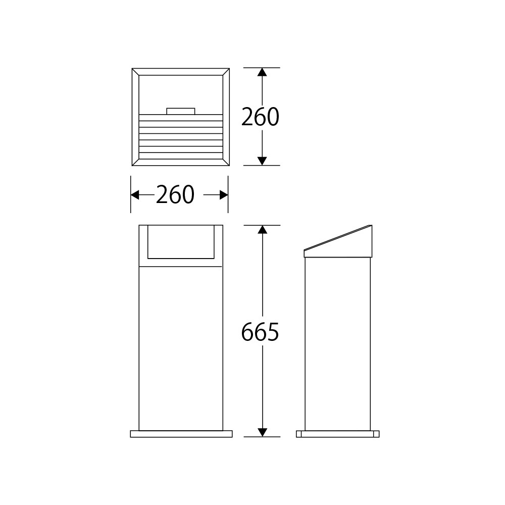 スタンド灰皿 3L 灰皿スタンド スモーキンングスタンド 灰皿 YS-34L-ID