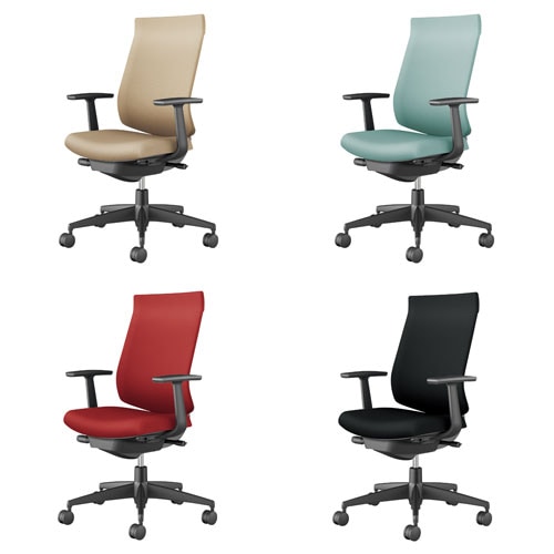 オフィスチェア コクヨ ウィザード4 布張り ハイバック C06-B212CW-BK