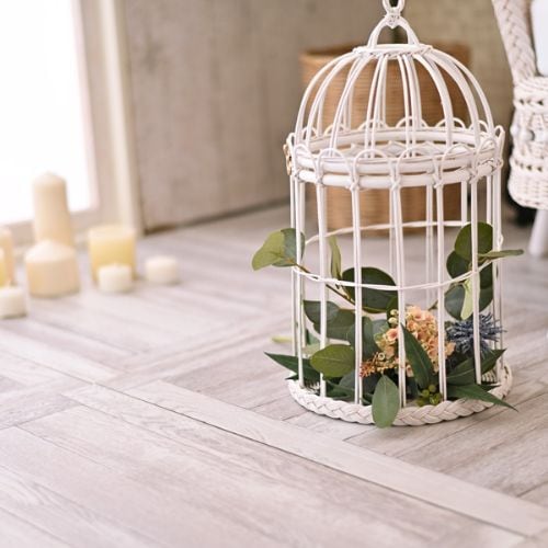 バスケット 鳥かご調 ラタンバスケット 吊り下げインテリア GK832WW