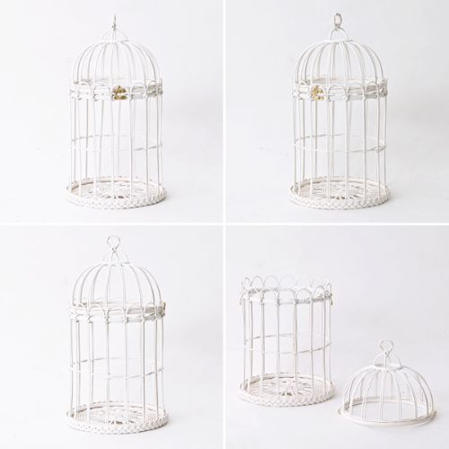 バスケット 鳥かご調 ラタンバスケット 吊り下げインテリア GK832WW