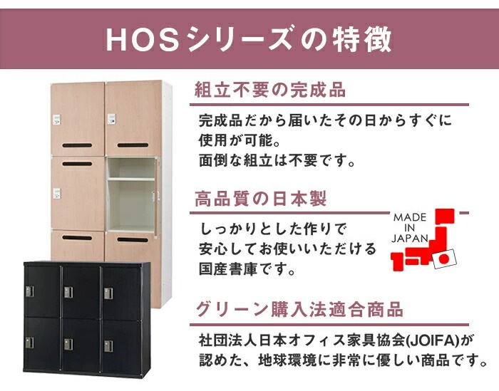 3枚引戸書庫 引き違い書庫 幅900×奥行450×高さ1050mm 下置用 HOS