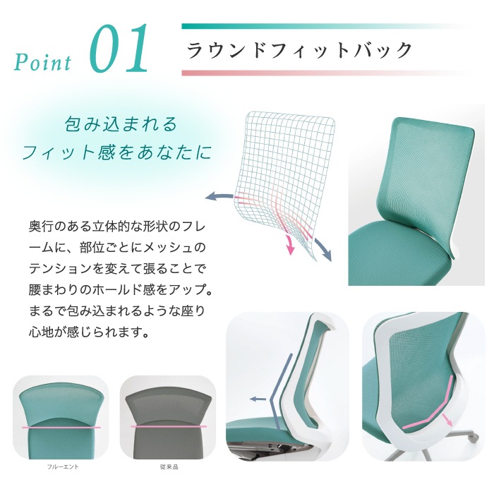 オカムラ　フルーエント　肘なし オカムラ フルーエントチェア(Fluent) 肘なし ハイバック