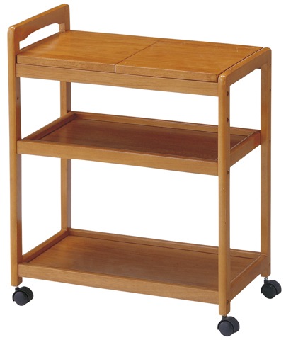 木製キッチンワゴン・木製ワゴン 収納家具（弘益）の通販 オフィス家具