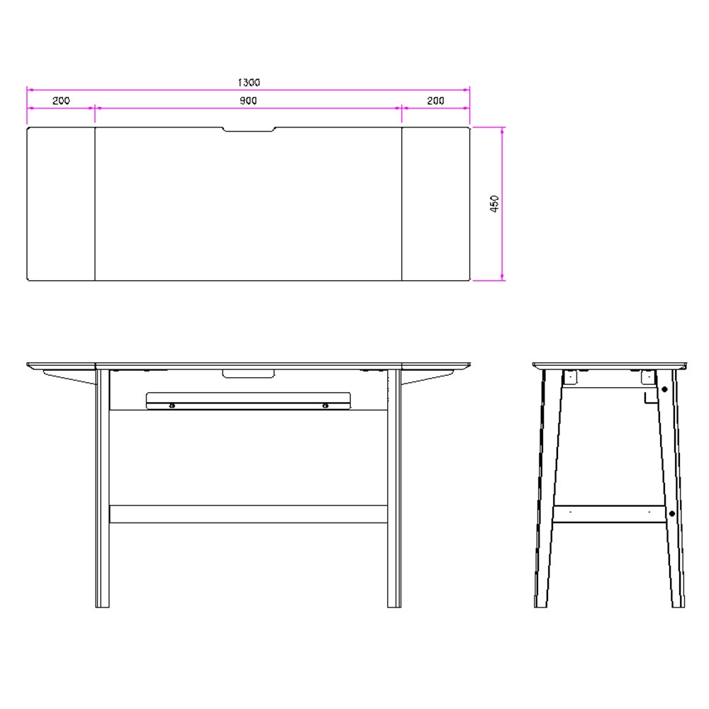 ワークデスク 木製 机 パソコンデスク 学習机 ZE-90（商品番号：kg-ze