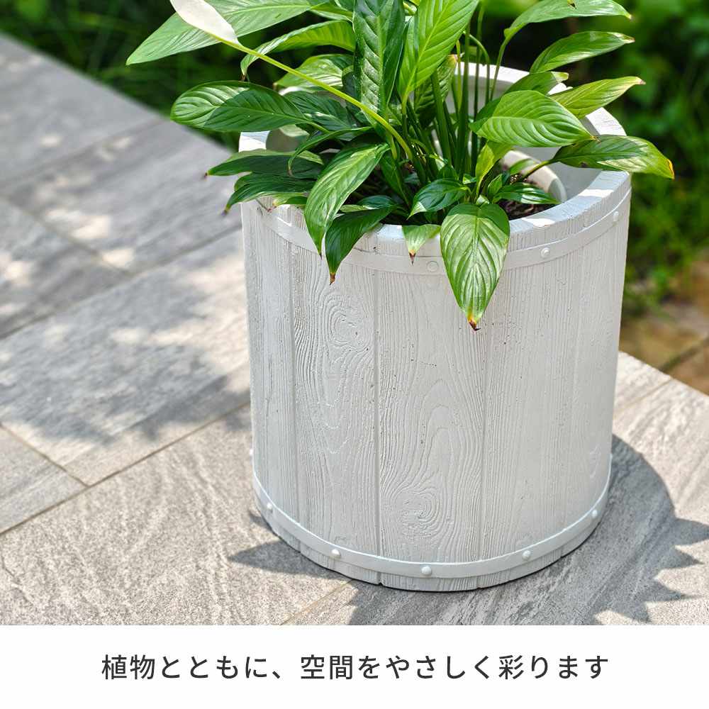 プランター 幅40cm 植木鉢 鉢植え 25L E002-EN400（商品番号：su-e002