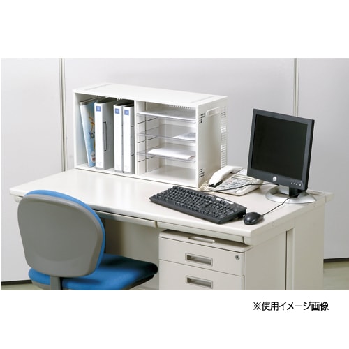 机上ラック A4ファイル対応 幅670×奥行245×高さ365mm 机上台 卓上本棚