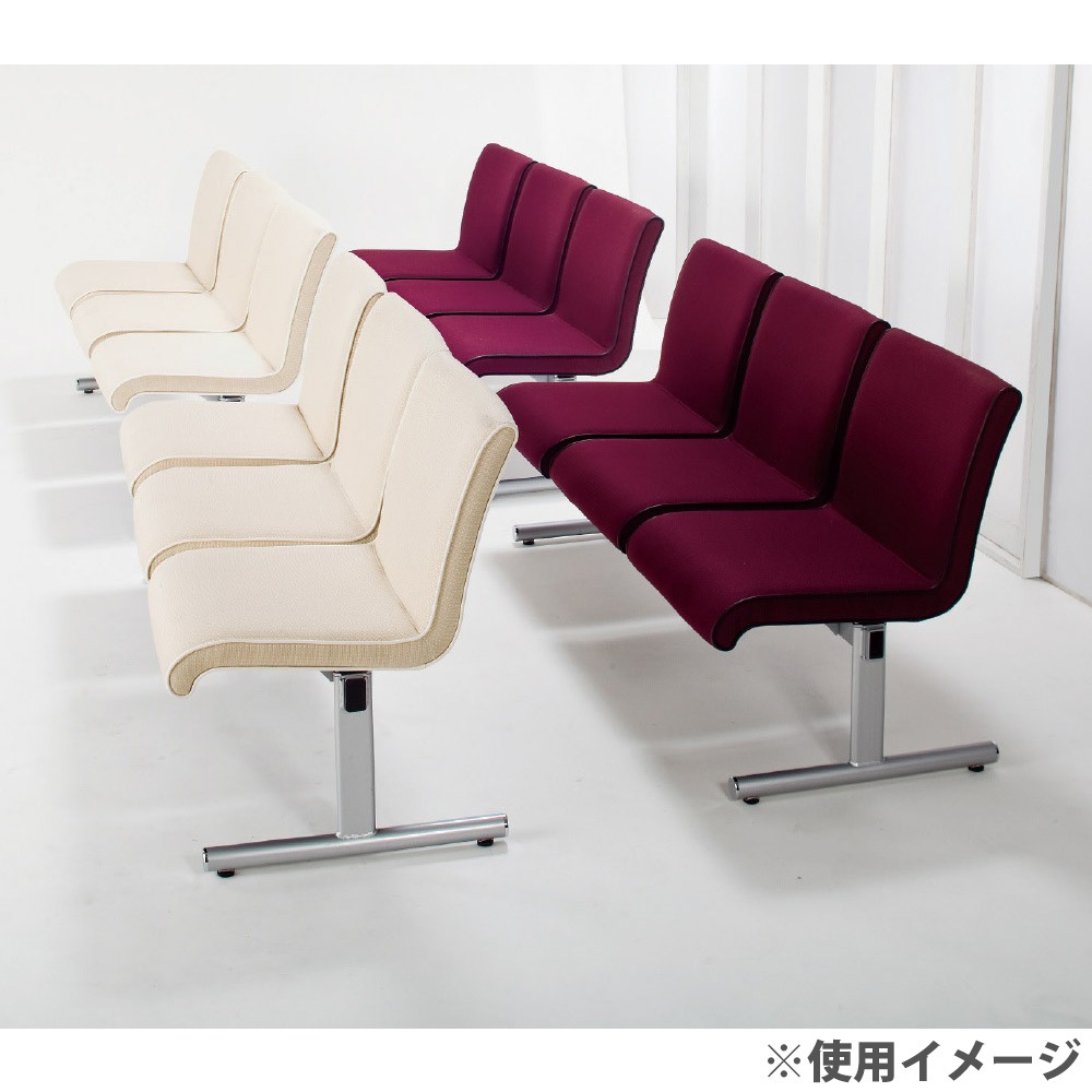 ロビーチェア 3人掛け レギュラータイプ 待合椅子 長椅子 LRB-V3-V