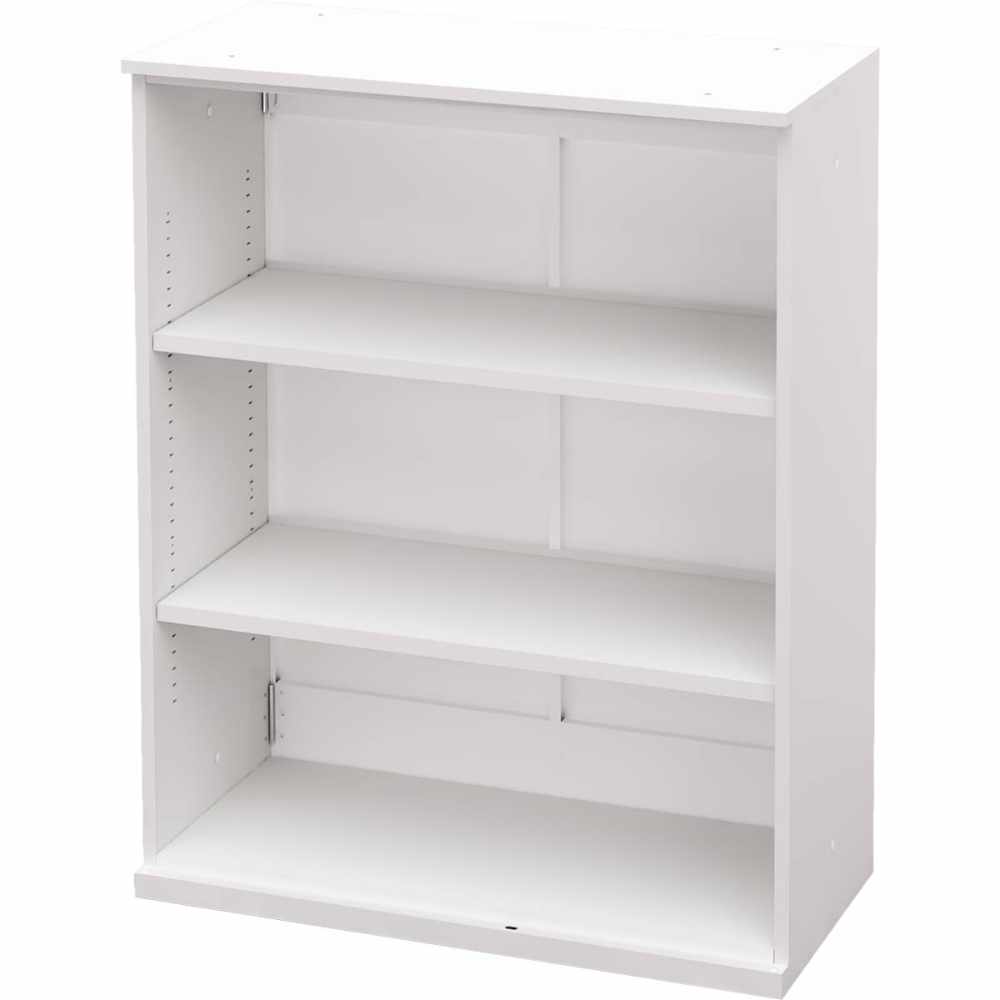 オープン書庫 下段 3段 スチール書庫 ロッカー BSL-0811-WH（商品番号