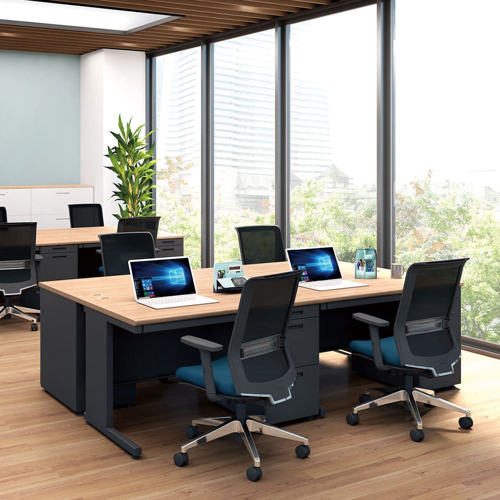 オフィスデスク コクヨ インベント 幅1000×奥行600mm 平机 TKG-B106