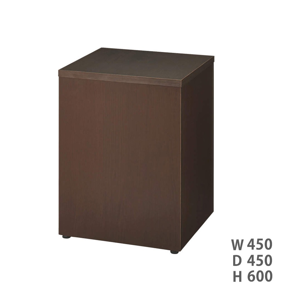 唐木製 花瓶台 ダークブラウン 花台 ライオン事務器 BL2シリーズ 幅450mm 花瓶台 BL2-044GT-DBR（商品