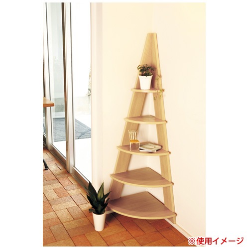 コーナーラック 5段 シェルフ ラック 棚 NWS-560（商品番号：rnws-560