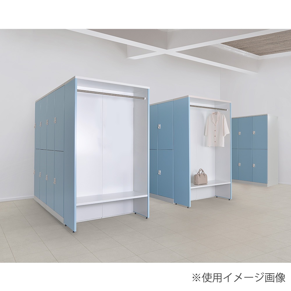 ☆4人用ロッカー　幅90cm 奥51.5cm 高179cm プラス 1人用シンプルスチールロッカー 幅317 奥行515 高さ1790 LKA-W1S 通販