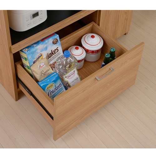 レンジボード 幅90cm キッチン収納 食器棚 キッチン家電収納
