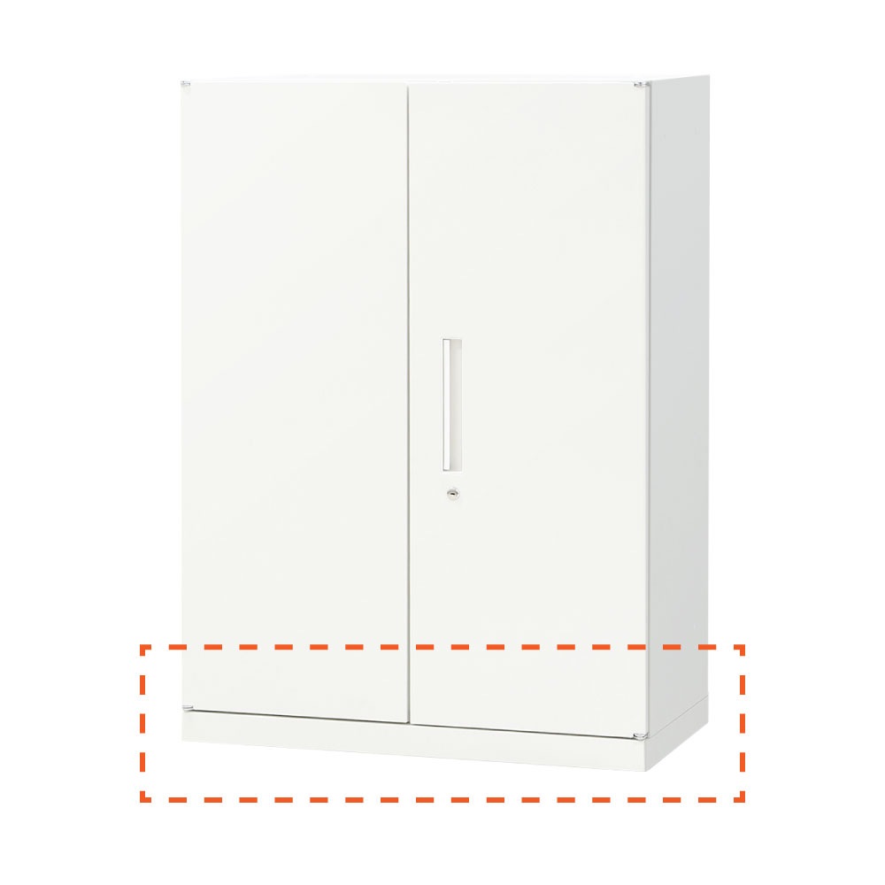 ベース アジャスター オプション スチール書庫 EA-8040-B（商品番号