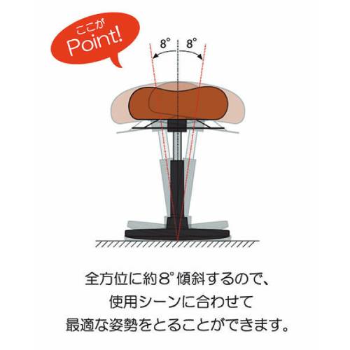 バランスチェア バランスボール スツール MYIN-800L（商品番号：gmyin