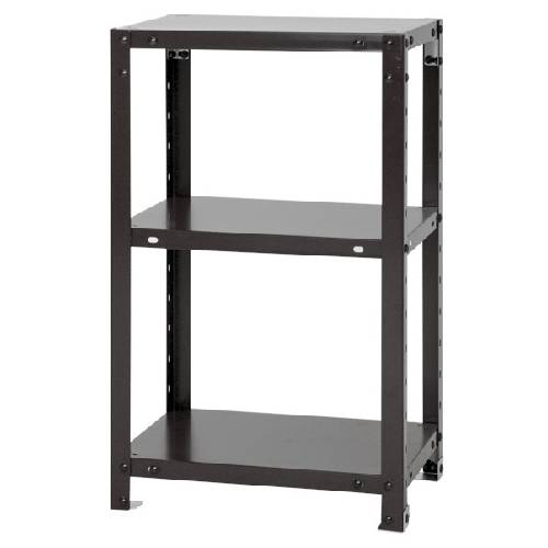 スチールラック 幅45×奥行45×高さ75cm 3段 40kg/段 軽量ラック NSTR