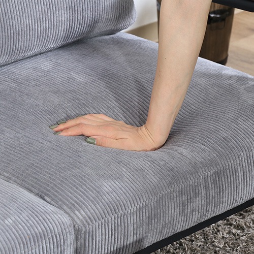 ソファ 2人掛け 幅1340×奥行760×高さ490mm 肘付き ローソファ 38493