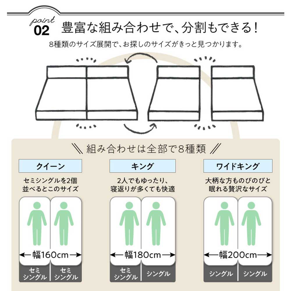 ٥å Ķȥ饭 260cm ޥåȥ쥹դ Ϣ٥å a120537500047426