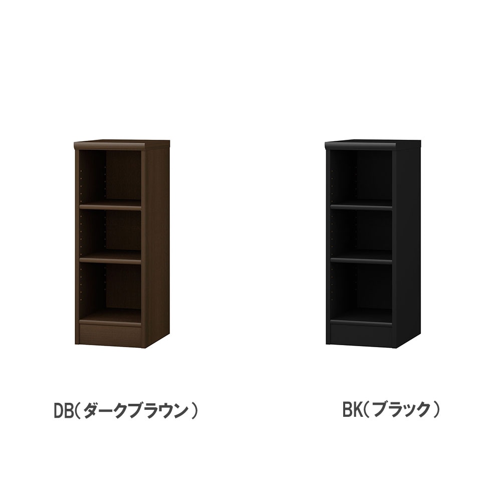 オーダー本棚 幅25-29×奥行40×高さ80cm 標準 書庫 書棚 8025-29MD