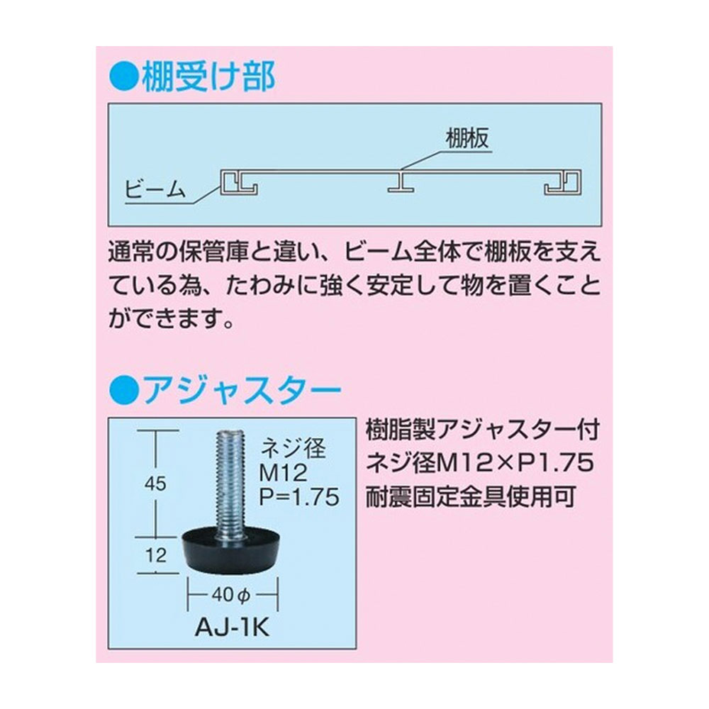 大型保管庫75型 サカエ カギ付 幅1200×奥行790×高さ1800mm 棚板均等耐