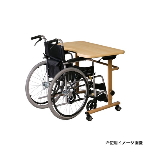 昇降式テーブル キャスター付 ソファーテーブル 高さ調節 組立簡単 rochelobe-furniture_sk-0156